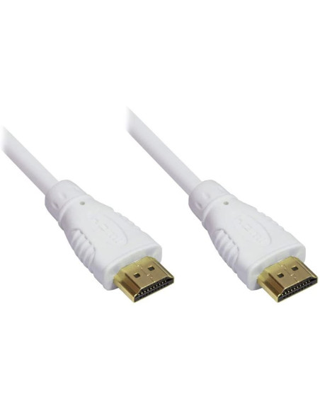 Cavo High Speed HDMI&trade con Ethernet 0.5 metri Bianco