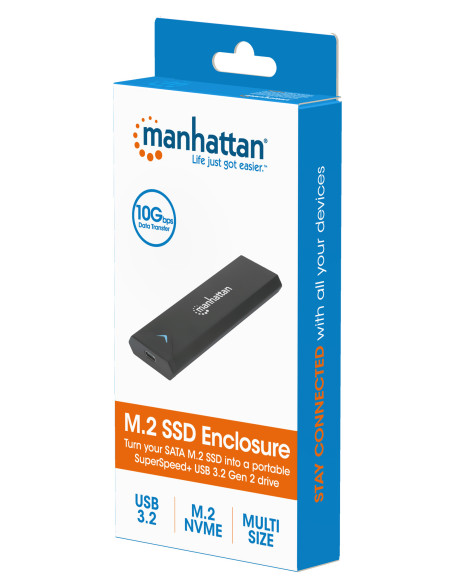 Box Esterno USB 3.2 SSD SATA M.2 NVMe
