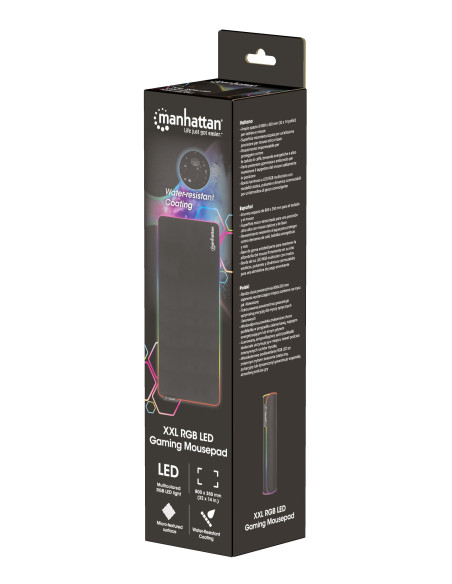 Tappetino Mouse Gaming XXL Illuminazione LED Effetti Luce RGB