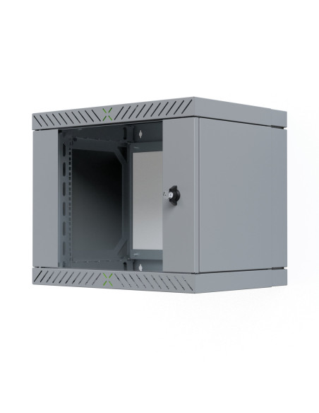 Armadio Rack 19'' a Muro 9U da Assemblare Profondit&agrave 400-600 mm Grigio