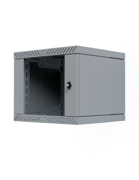 Armadio Rack 19'' a Muro 9U da Assemblare Profondit&agrave 400-600 mm Grigio