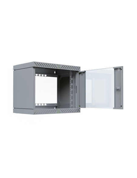 Armadio Rack 19'' a Muro 9U da Assemblare Profondit&agrave 400-600 mm Grigio