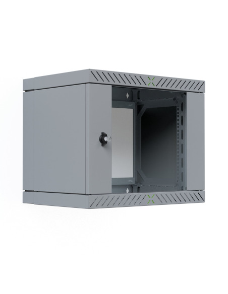 Armadio Rack 19'' a Muro 9U da Assemblare Profondit&agrave 400-600 mm Grigio