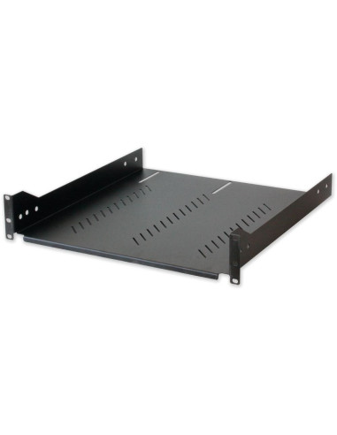 Mensola per Rack 19'' 470 mm 2U Nera 4 punti