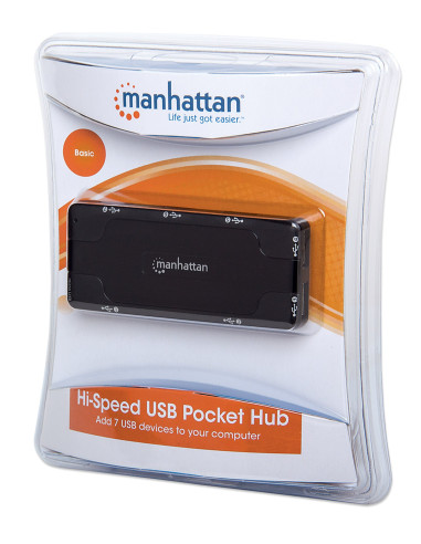 Mini Hub USB 2.0 alta velocit&agrave 7 porte