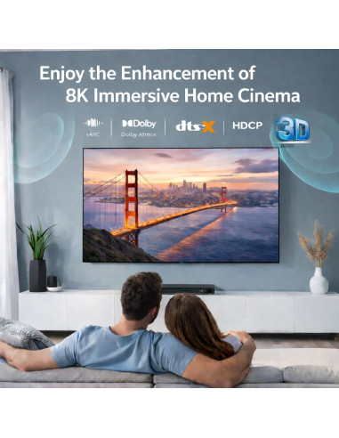Cavo HDMI Ultra High Speed 8K 48Gbps eARC M/M 1 m