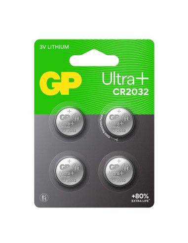 Blister 4 Batterie al Litio a Bottone 3V Lunga Durata CR2032
