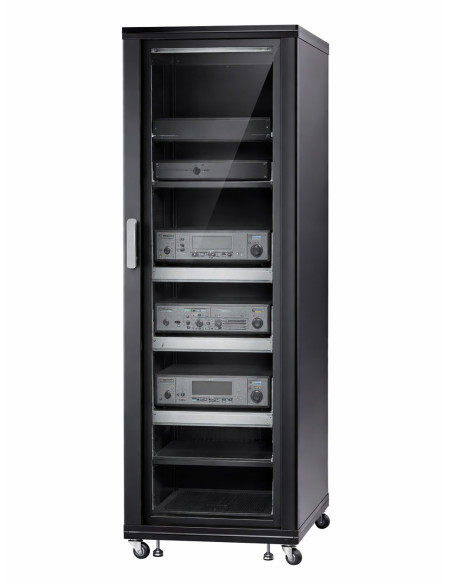 Armadio Rack 19'' 600x600 36U per Audio Video Nero