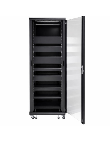 Armadio Rack 19'' 600x600 36U per Audio Video Nero