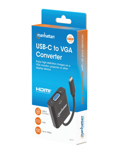 Adattatore Convertitore USB-C&trade Maschio a VGA Femmina