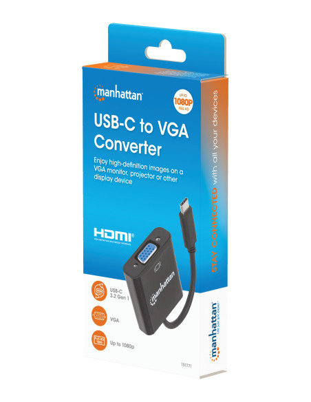 Adattatore Convertitore USB-C&trade Maschio a VGA Femmina