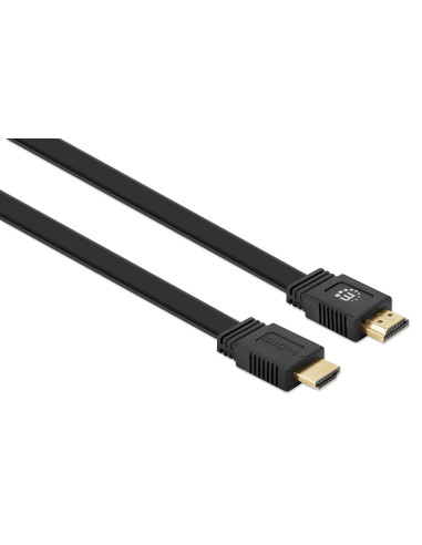 Cavo HDMI High Speed With Ethernet Piatto 2m nero