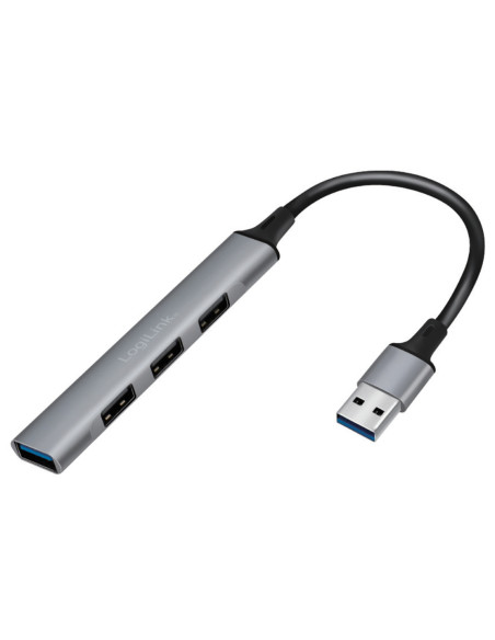 Hub USB 3.2 Gen1 Ultra Slim a 4 Porte Ingresso USB-A