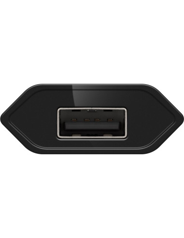 Caricatore USB 1A 5W Compatto Spina Europea Nero