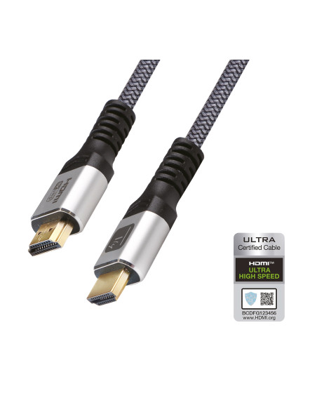 Cavo HDMI&trade Ultra High Speed 48Gbps Maschio / Maschio 8K@60Hz Certificato 3 m