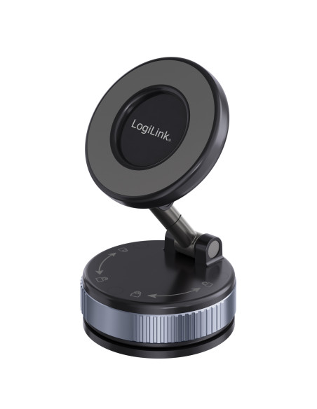 Supporto Magnetico per Smartphone con 2 Snodi a 180&deg