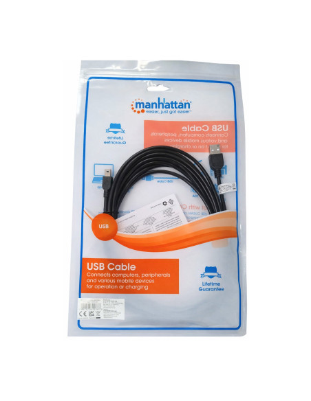 Cavo USB 2.0 A maschio/mini B 5 pin maschio 4