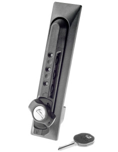 Maniglia a Combinazione per Porta Armadi Rack Nero