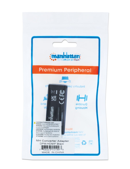 Adattatore DisplayPort DP Maschio HDMI Femmina