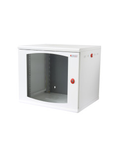 Armadio Rack 19'' a muro 16 unit&agrave sezione unica prof. 500mm Bianco