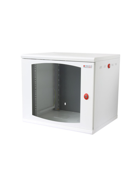 Armadio Rack 19'' a muro 16 unit&agrave sezione unica prof. 500mm Bianco