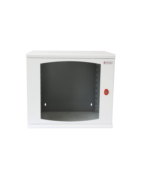 Armadio Rack 19'' a muro 16 unit&agrave sezione unica prof. 500mm Bianco