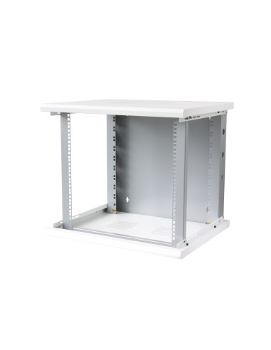 Armadio Rack 19'' a muro 16 unit&agrave sezione unica prof. 500mm Bianco