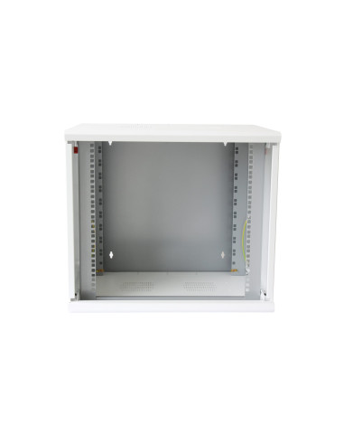 Armadio Rack 19'' a muro 16 unit&agrave sezione unica prof. 500mm Bianco