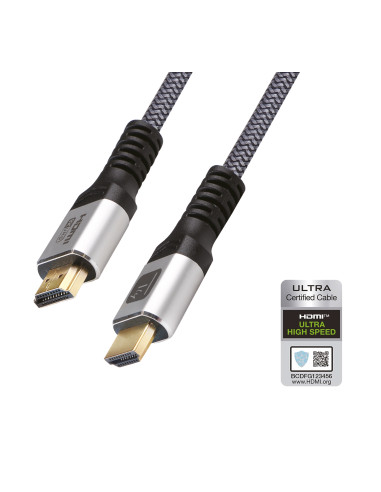 Cavo HDMI&trade Ultra High Speed 48Gbps Maschio / Maschio 8K@60Hz Certificato 1 m