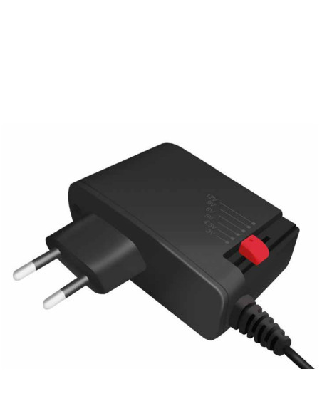 Alimentatore Universale Regolabile 3V-12V con 7 Spine DC