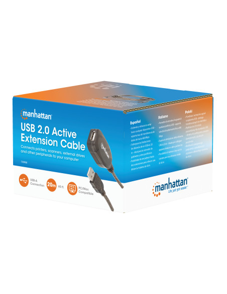 Prolunga attiva USB Hi-Speed USB 2.0 20 mt