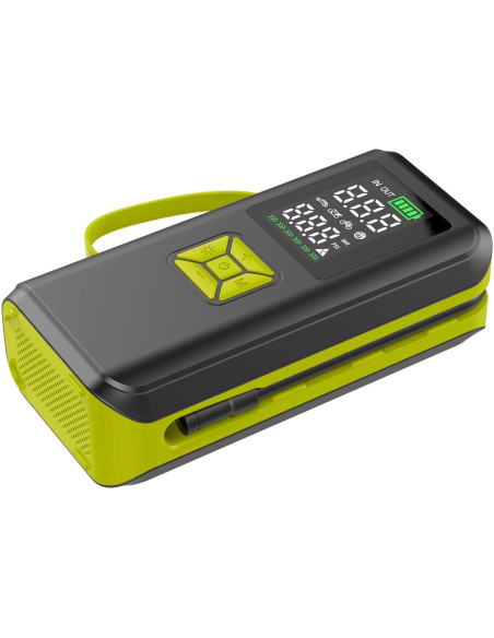 Compressore d'aria Portatile a Batteria Ricaricabile e Display a LED