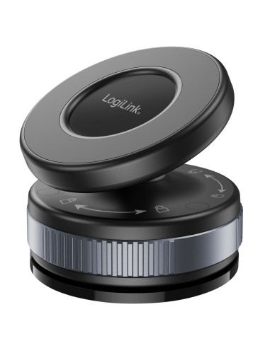 Supporto Magnetico per Smartphone con Chiusura a Rotazione e Ventosa