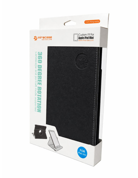 Custodia Stand Girevole iPad Mini Nera