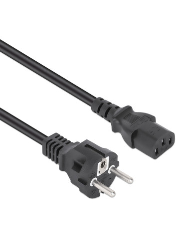 Cavo alimentazione C13 F a Schuko 1m Nero