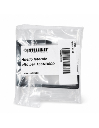 Anello Largo Passacavi per Armadi Rack Nero