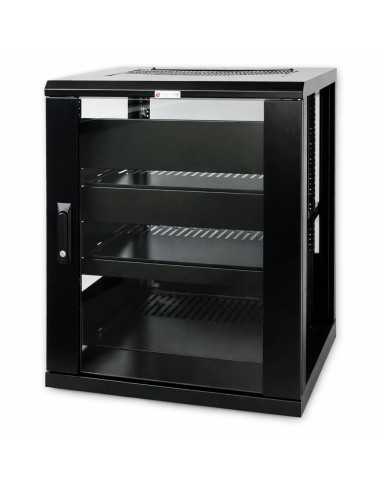 Armadio Rack 19'' 600x600 15U per Audio Video Nero