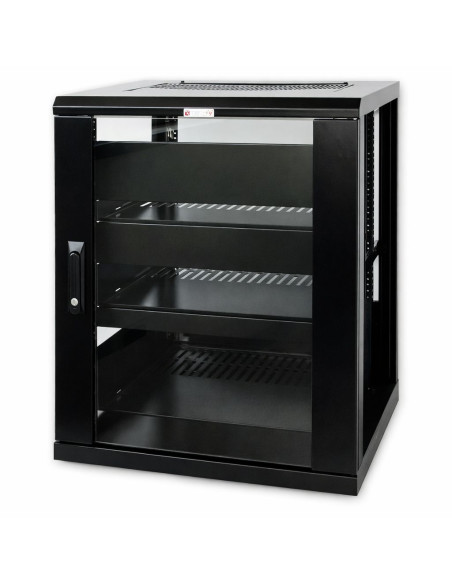 Armadio Rack 19'' 600x600 15U per Audio Video Nero
