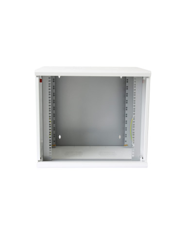 Armadio Rack 19'' a muro 13 unit&agrave sezione unica prof. 500mm Bianco
