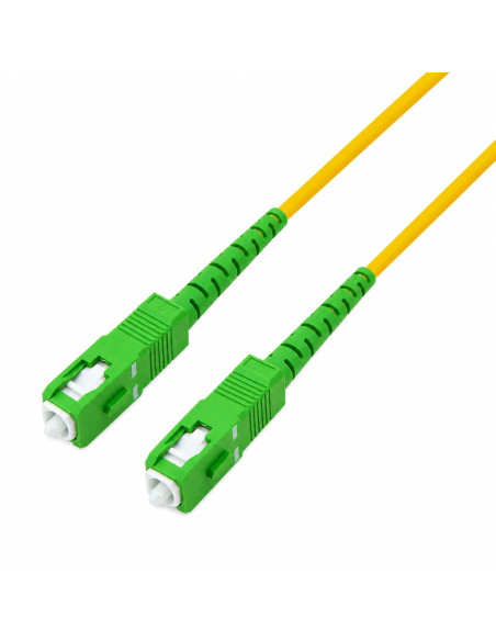Cavo Fibra Ottica Monomodale OS2 SC/APC a SC/APC 9/125 G657.A2 15m