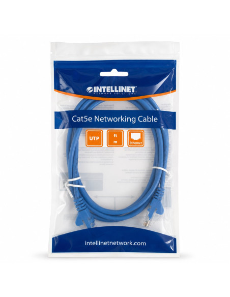 Cavo di rete Patch in Rame Cat. 5e Blu UTP 2 m