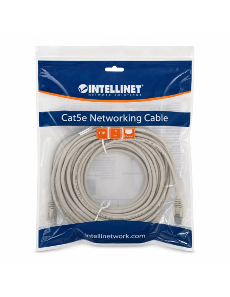 Cavo di rete Patch in Rame Schermato Cat. 5e Grigio F/UTP 20 m