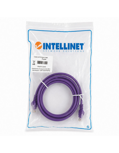 Cavo di rete Patch CCA Cat. 5e Viola UTP 2 mt