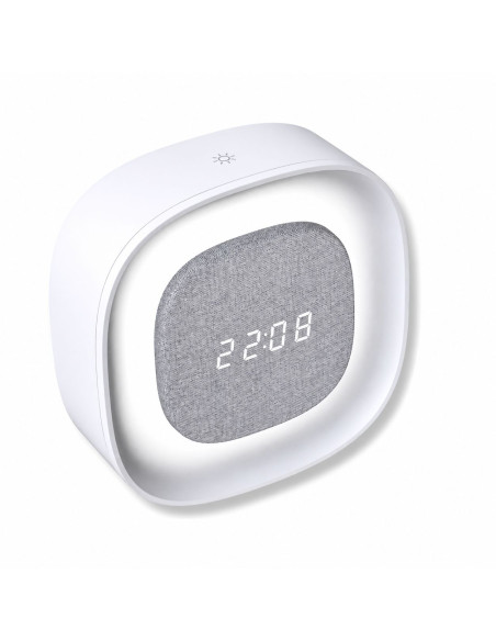 Sveglia Wireless Multifunzione con Luce Notturna Regolabile
