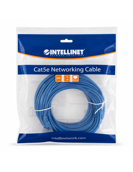 Cavo di rete Patch in Rame Cat. 5e Blu UTP 20 m