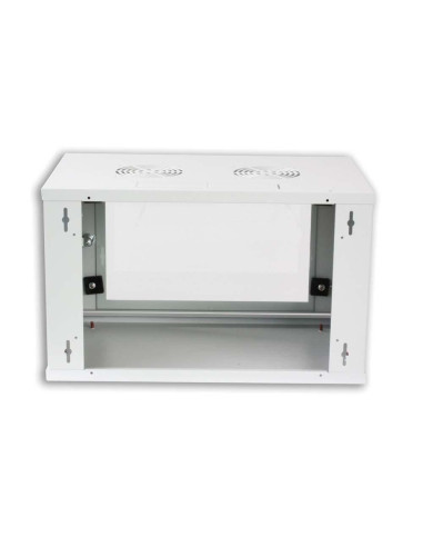 Armadio Rack 19'' a muro 10 unit&agrave prof. 400 Grigio Assemblato