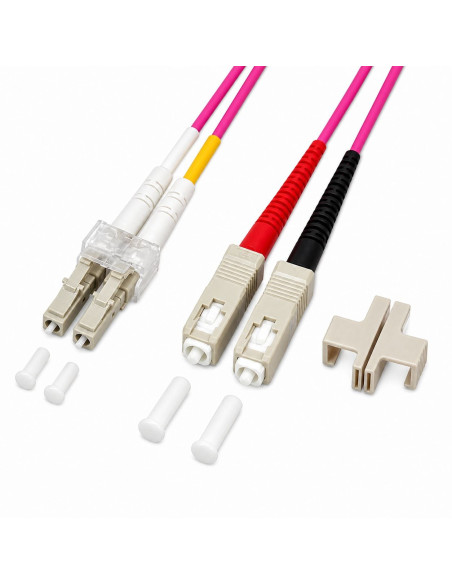 Cavo Fibra Ottica Multimodale OM4 SC/LC 50/125 2 m