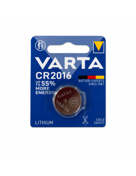 Batteria a bottone Litio CR2016 (blister 1 pz)