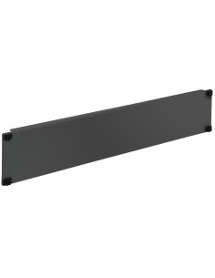 Pannello Cieco Toolless 4 Clip per Armadi Rack 19'' 2U Nero