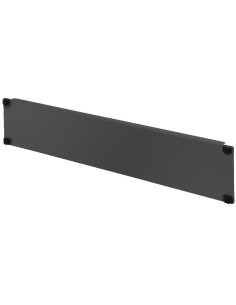 Pannello Cieco Toolless 4 Clip per Armadi Rack 19'' 2U Nero 2